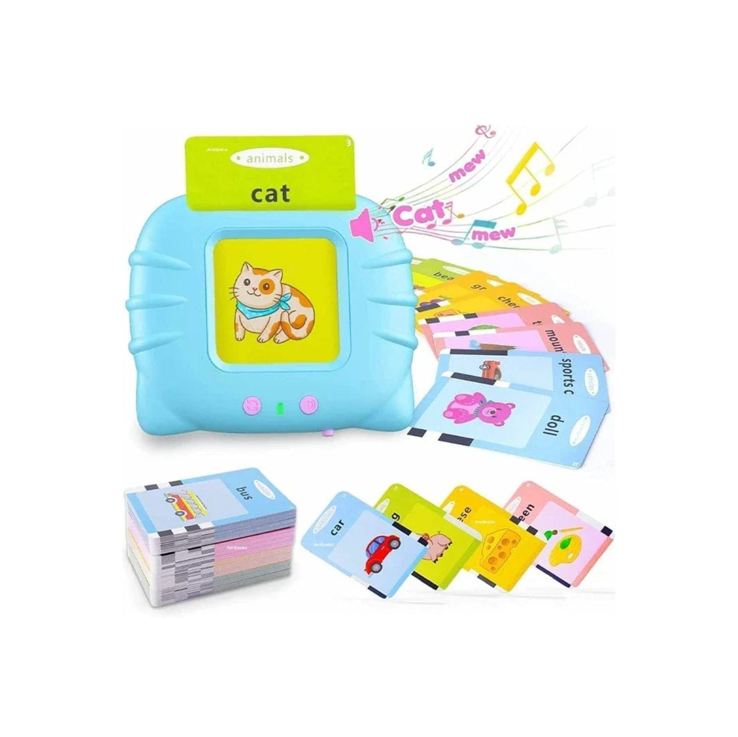 The Magic Lamps Talking Flash Card Reader Learning Toy For Kids (1 Year+)